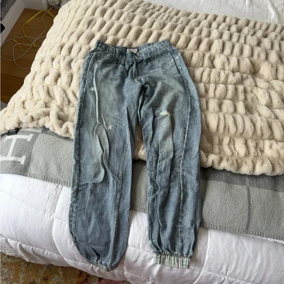 rag & bone Miramar Blue Jogger Sweatpants Jeans - Picture 6 of 10